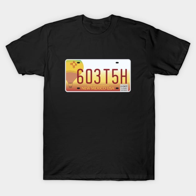 El Camino License Plate #603 T5H T-Shirt by Theo_P